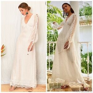 Azulu Kosta Maxi Dress in White New with Tags! NWT